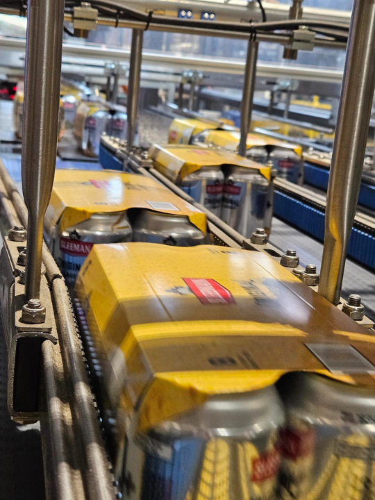 cans in paperboard wrappers